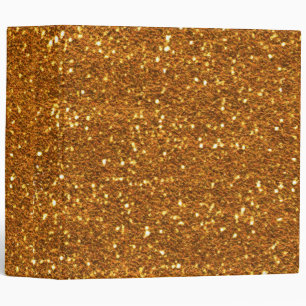 Gold Glitter Binder
