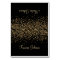Gold Glitter Black Two Name Place Cards