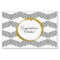 Gold Glitter Black White Chevron Zig Zag Custom
