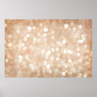 Gold glitter blurred background, christmas poster