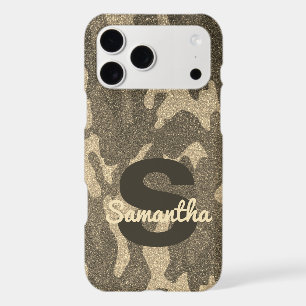 Gold Glitter Camouflage Personalized Truck Decor