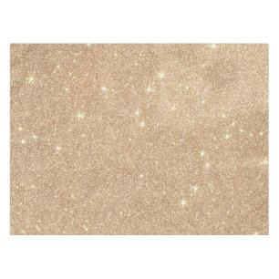 Gold Glitter Chic Glamourous Sparkles Tablecloth