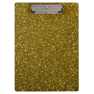 Gold Glitter Clipboard
