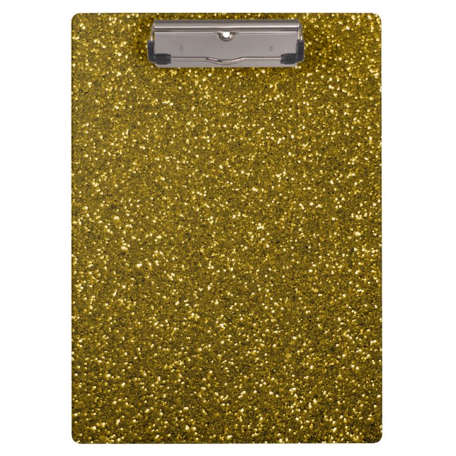 Gold Glitter Clipboard (Front)