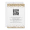 Gold Glitter Confetti QR Code Script Wedding