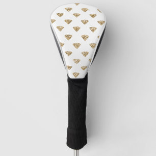 Gold Glitter Diamonds         Golf Head Cover