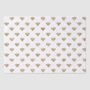 Gold Glitter Diamonds       Tissue Paper