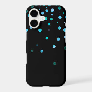Gold Glitter Dots Clear