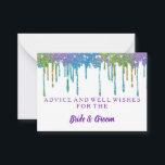 Gold Glitter Faux Foil Wedding Advice Card<br><div class="desc">This is Blank Elegant Gold Glitter Faux Foil Wedding Advice Card  Business Card. This card featuring is gold glitter. It is perfect as wedding place cards,  business cards and more. Click on the customize it button to personalize the design.</div>