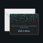 Gold Glitter Faux Foil Wedding Advice Card<br><div class="desc">This is Blank Elegant Gold Glitter Faux Foil Wedding Advice Card  Business Card. This card featuring is gold glitter. It is perfect as wedding place cards,  business cards and more. Click on the customize it button to personalize the design.</div>