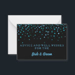 Gold Glitter Faux Foil Wedding Advice Card<br><div class="desc">This is Blank Elegant Gold Glitter Faux Foil Wedding Advice Card  Business Card. This card featuring is gold glitter. It is perfect as wedding place cards,  business cards and more. Click on the customize it button to personalize the design.</div>