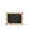 Gold Glitter Floral Wedding Save the Date