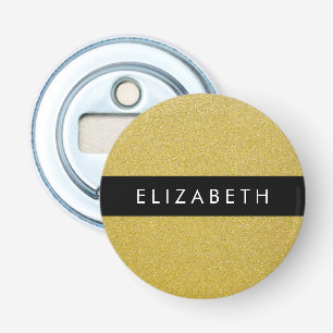 Gold Glitter, Glitter Background, Your Name Bottle Opener