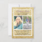 Gold Glitter Graduation Announcement 2 Photos 3x5