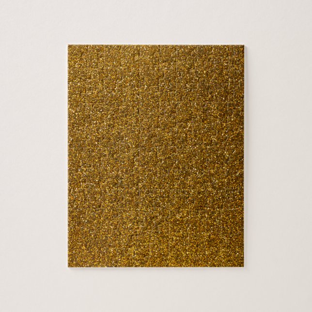 Gold Glitter Jigsaw Puzzle (Vertical)