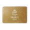 Gold glitter keep calm and sparkle on bath mat