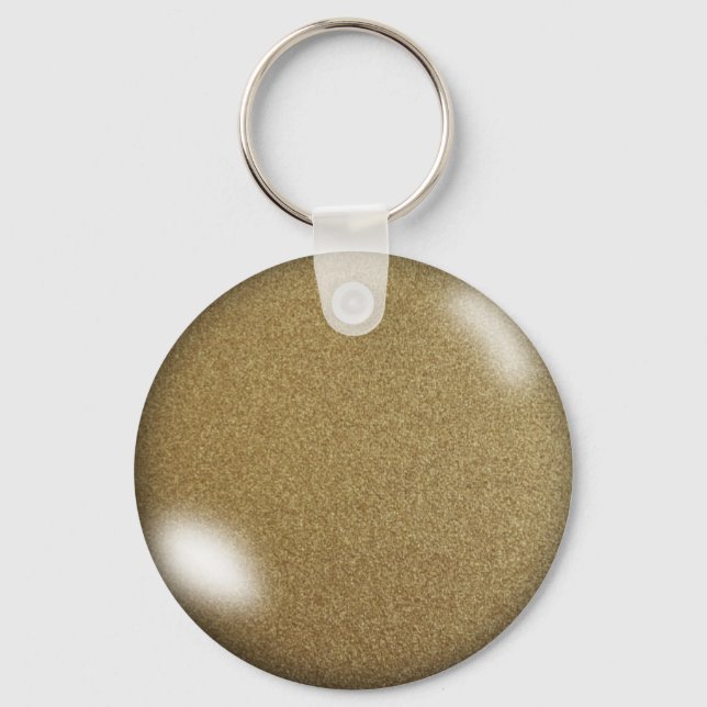 Gold Glitter Keychain (Back)