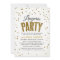 Gold Glitter Look Confetti Lingerie Party