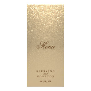 Gold Glitter - Menu