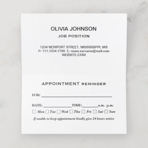Gold Glitter Merry Christmas, Santa Claus Appointment Card