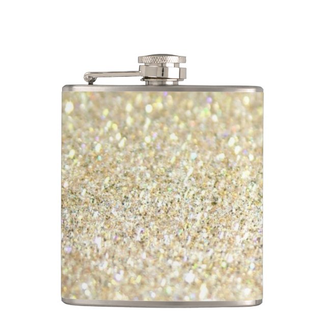 Gold Glitter on Flask (Front)