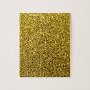 Gold Glitter Pattern Jigsaw Puzzle