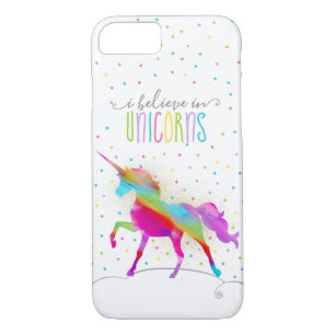 Gold Glitter Rainbow Unicorn Case-Mate iPhone Case