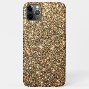 Gold glitter, shiny and sparkling iPhone 11 pro max case