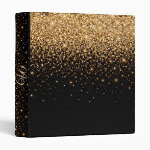 Gold Glitter Sparkle Elegant Luxury Texture        Binder