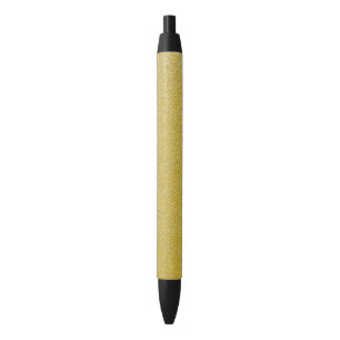 Gold Glitter, Sparkle, Glitter Background Black Ink Pen