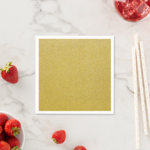 Gold Glitter, Sparkle, Glitter Background Napkin