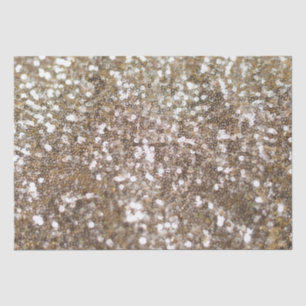 Gold Glitter Sparkling Glam Girly Glitzy Tissue Paper