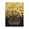 Gold glitter string of lights glitz save the date