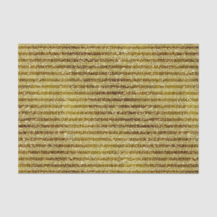 Gold Glitter Stripes Tissue Paper
