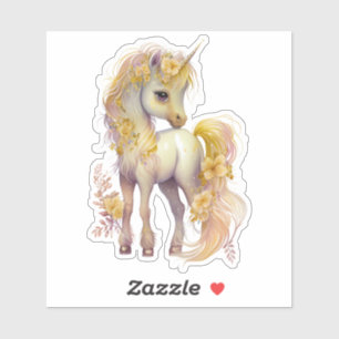 Gold Glitter Unicorn Cute Whimsical Girly 
