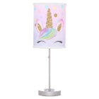 Gold Glitter Unicorn Personalized Nursery Rainbow