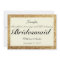 Gold Glitter Will You Be My Bridesmaid Invitation