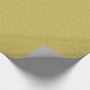 Gold Glitter Wrapping Paper