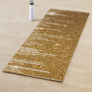 Gold Glitter Yoga Mat