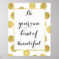 Gold Glitz Dots Be Beautiful