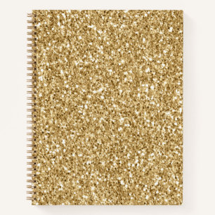 Gold Glitz Glitter        Notebook