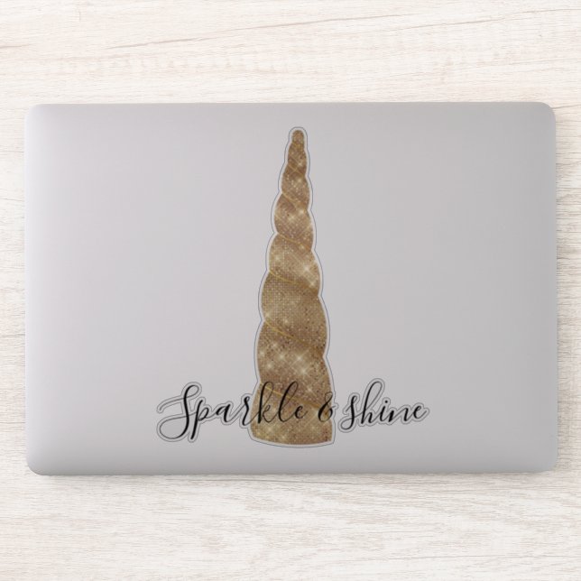 Gold Glitz Unicorn Sparkle (Computer)