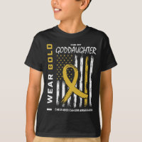 Gold Goddaughter Childhood Cancer Awareness Americ