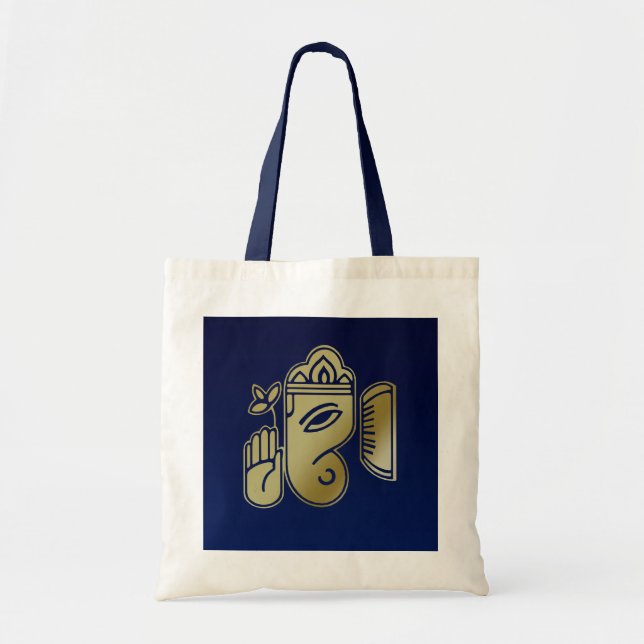 Gold Goddess Ganesha - Budget Tote (Front)