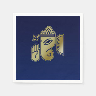 Gold Goddess Ganesha - Paper Napkin