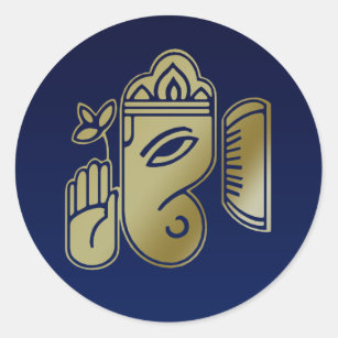 Gold Goddess Ganesha - Sticker
