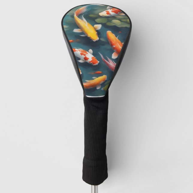 Gold Golf Head Cover (Front)