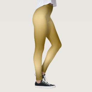Gold Gradient Background Leggings