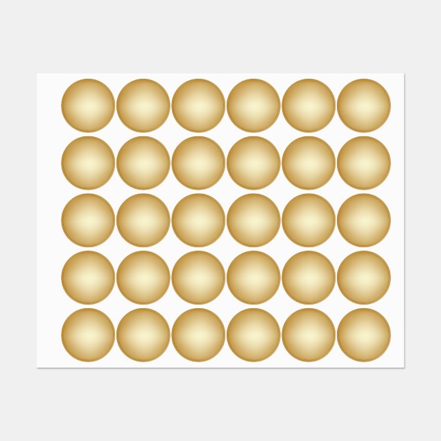 Gold Gradient Dot (Sheet)