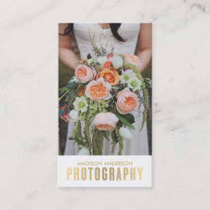 Gold Gradient   Photography Business Cards